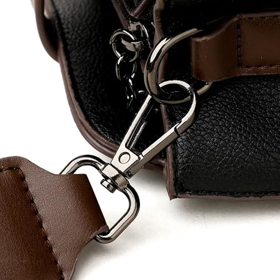 Classy Double Belt Sling Bag | Premium Wide-Strap Crossbody for Women