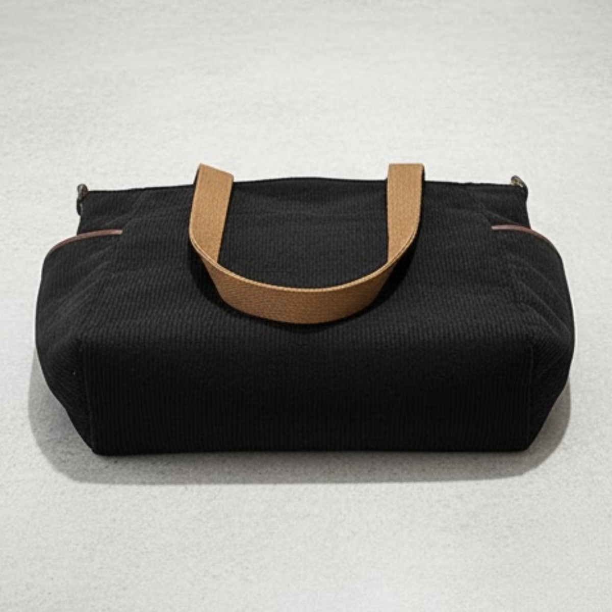 Corduroy Shoulder Tote Bag – Large Casual Handbag with Adjustable Strap